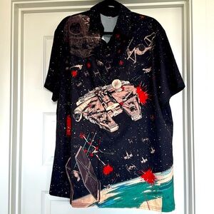 Men’s Star Wars themed button down